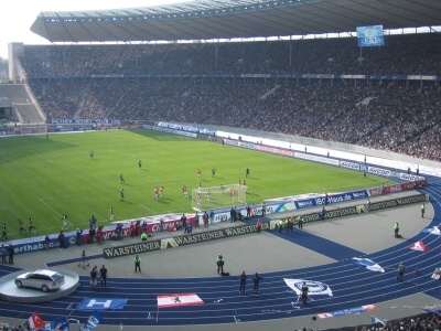 Olympiastadion Berlin, 23. April 2005